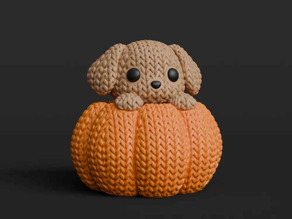Halloween Pumpkin Dog