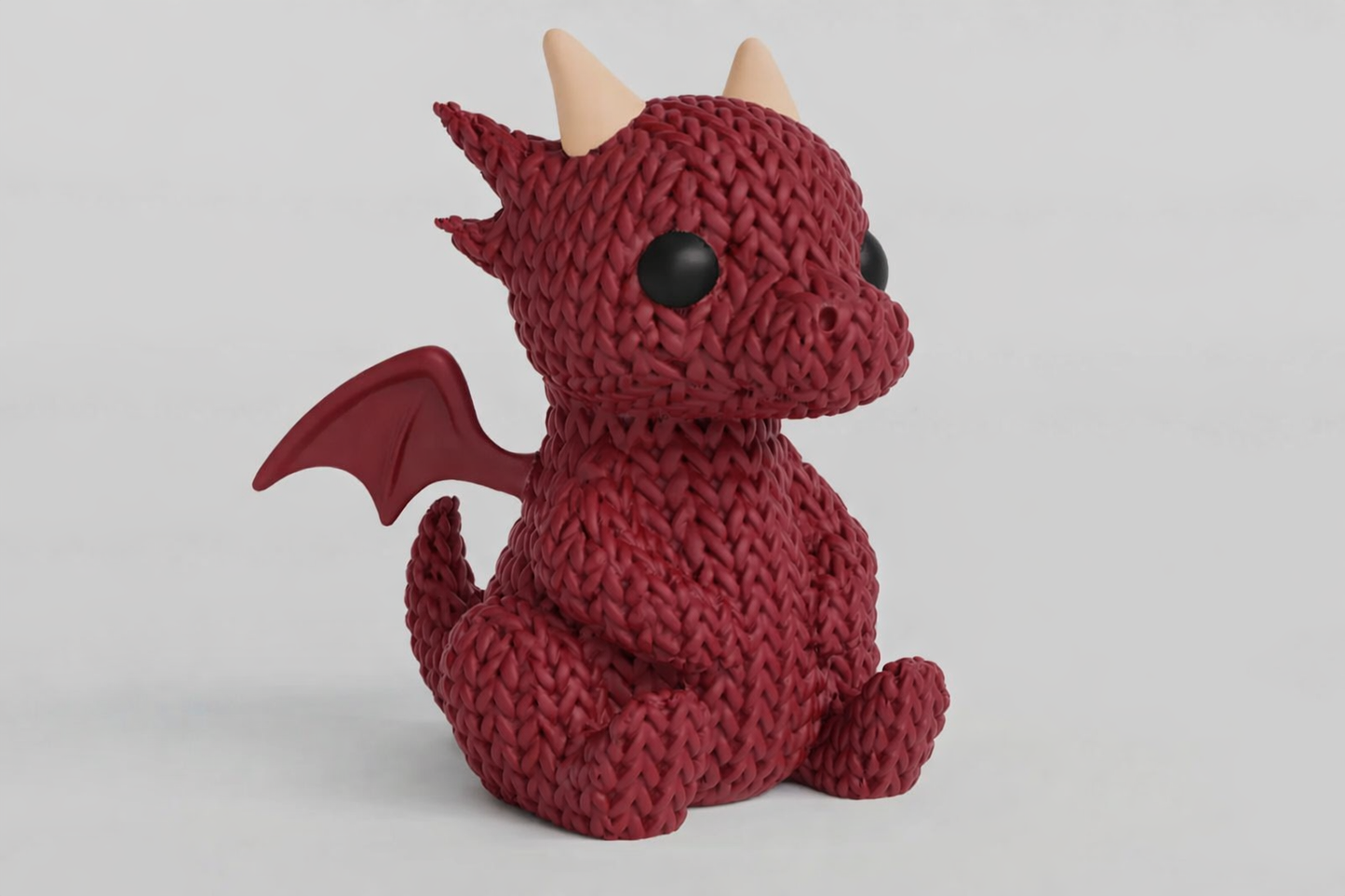 Dom the Dragon (Maroon Red)