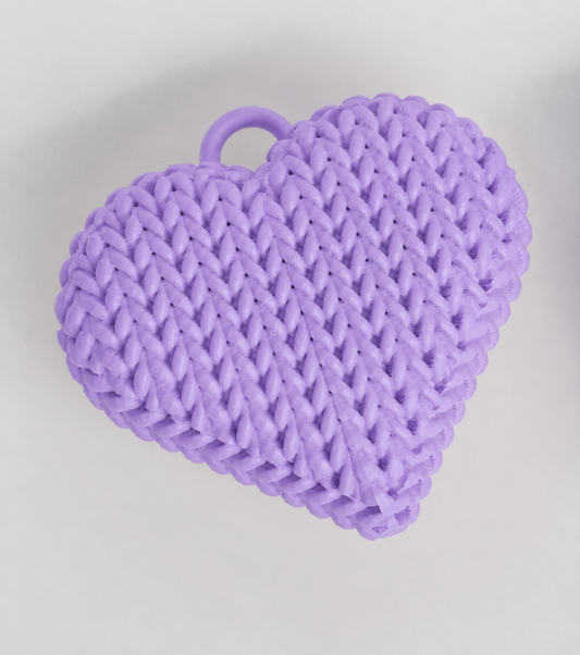 Heart Keychain (Purple)