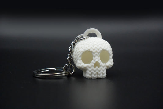 Halloween Skull Keychain