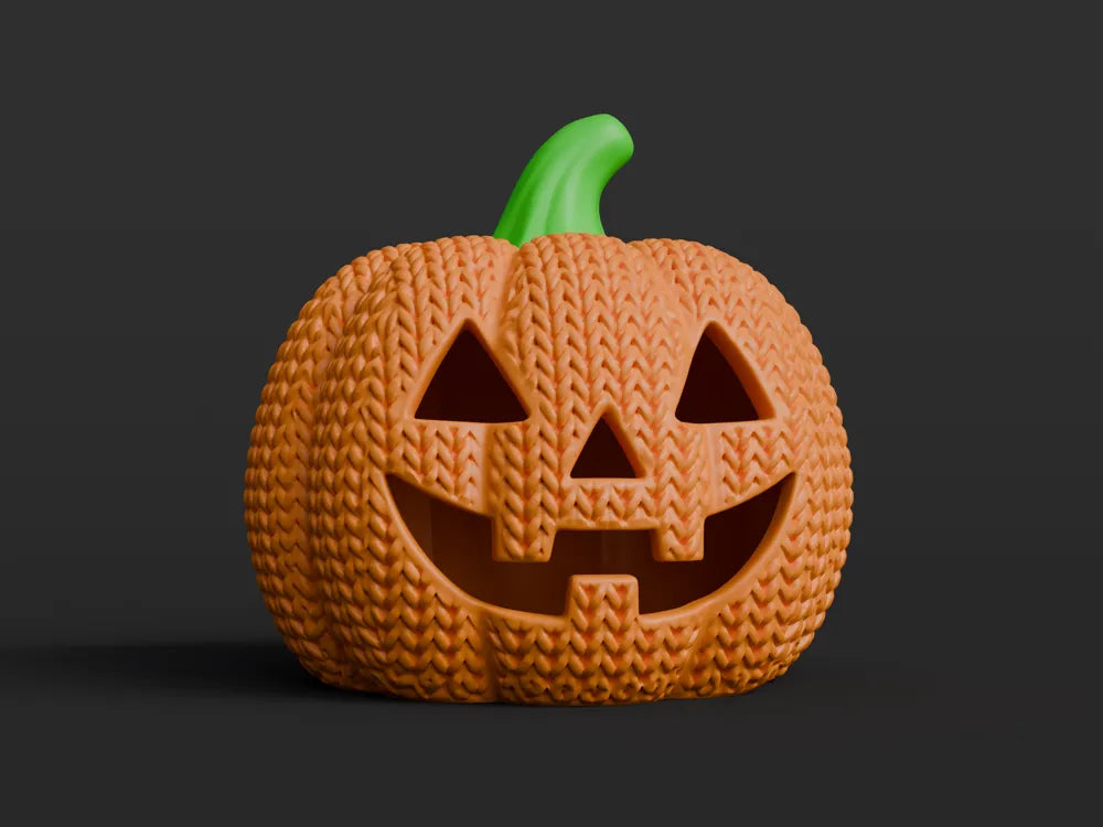 Jack-O-Lantern Pumpkin with LED light.