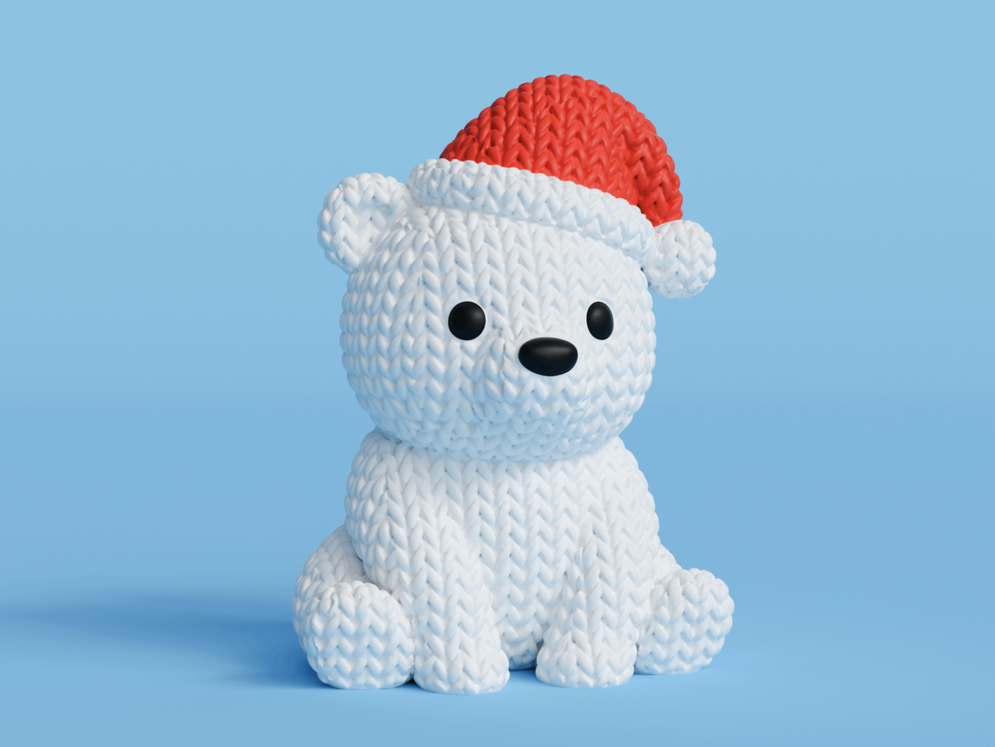 Christmas Polar Bear